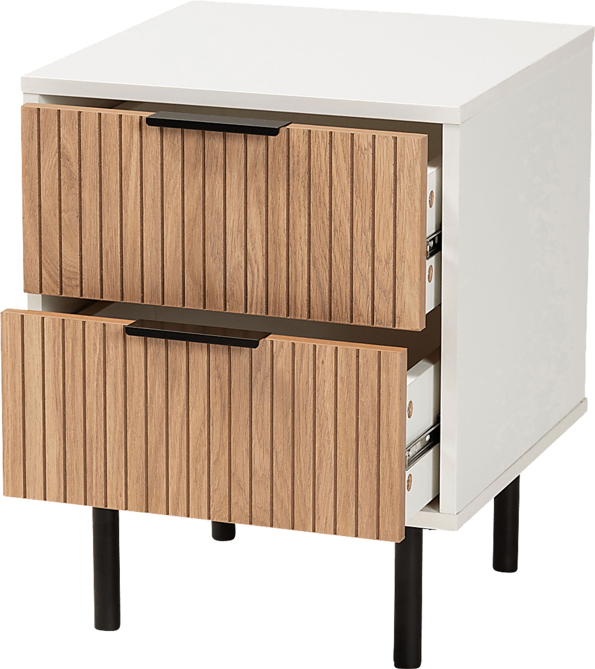 Demott White End Table - Image 4