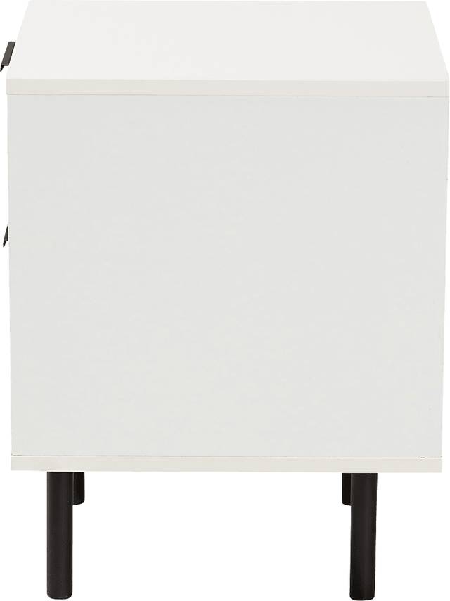 Demott White End Table - Thumbnail - Image 5