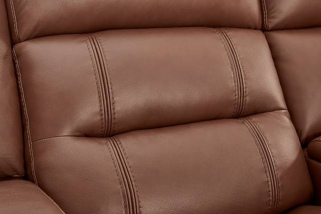 Denali Brown 2 Pc Leather Power Reclining Living Room - Thumbnail - Image 15