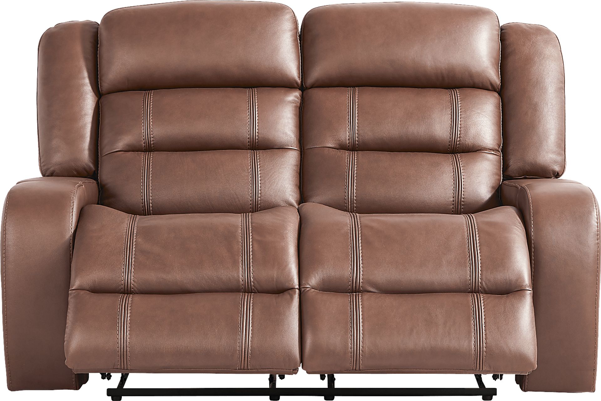 Denali Brown 2 Pc Leather Reclining Living Room - Image 9