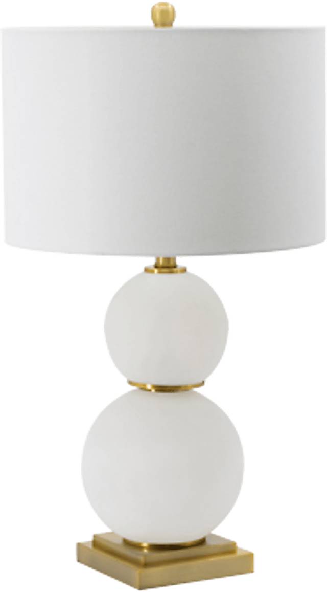 Denargo Lane White Lamp - Thumbnail - Image 1