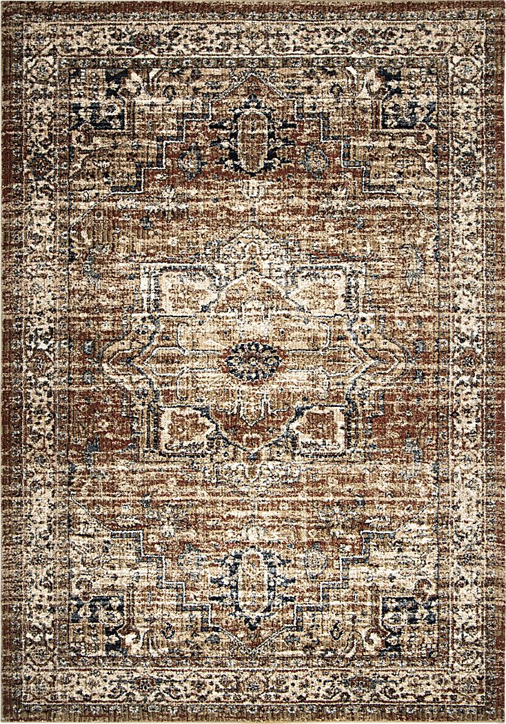 Denba Red 5'1 x 7'6 Rug