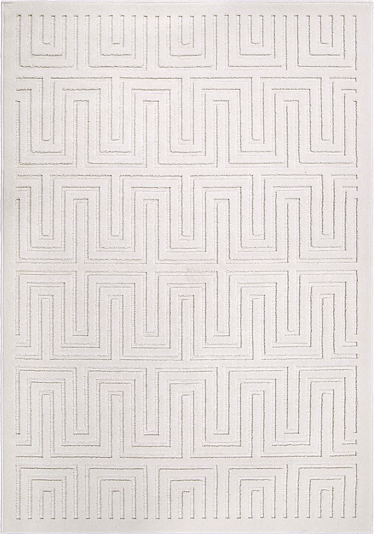 Denbigh White 5'2 x 7'6 Rug