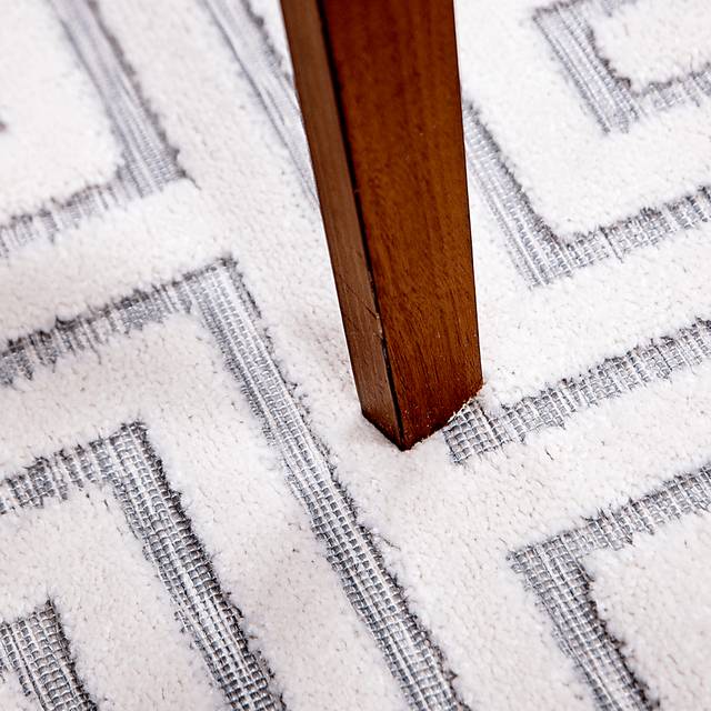 Denbigh White/Blue 7'9 x 10'10 Rug - Thumbnail - Image 6