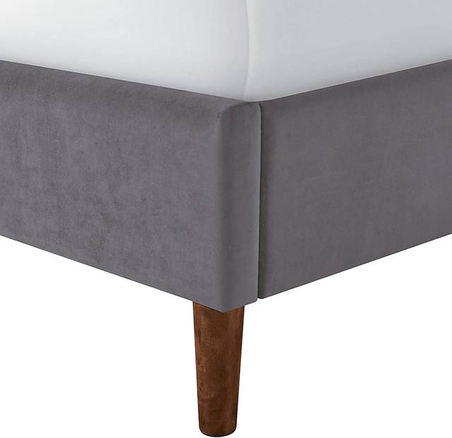 Denela Gray Twin Platform Bed - Thumbnail - Image 6