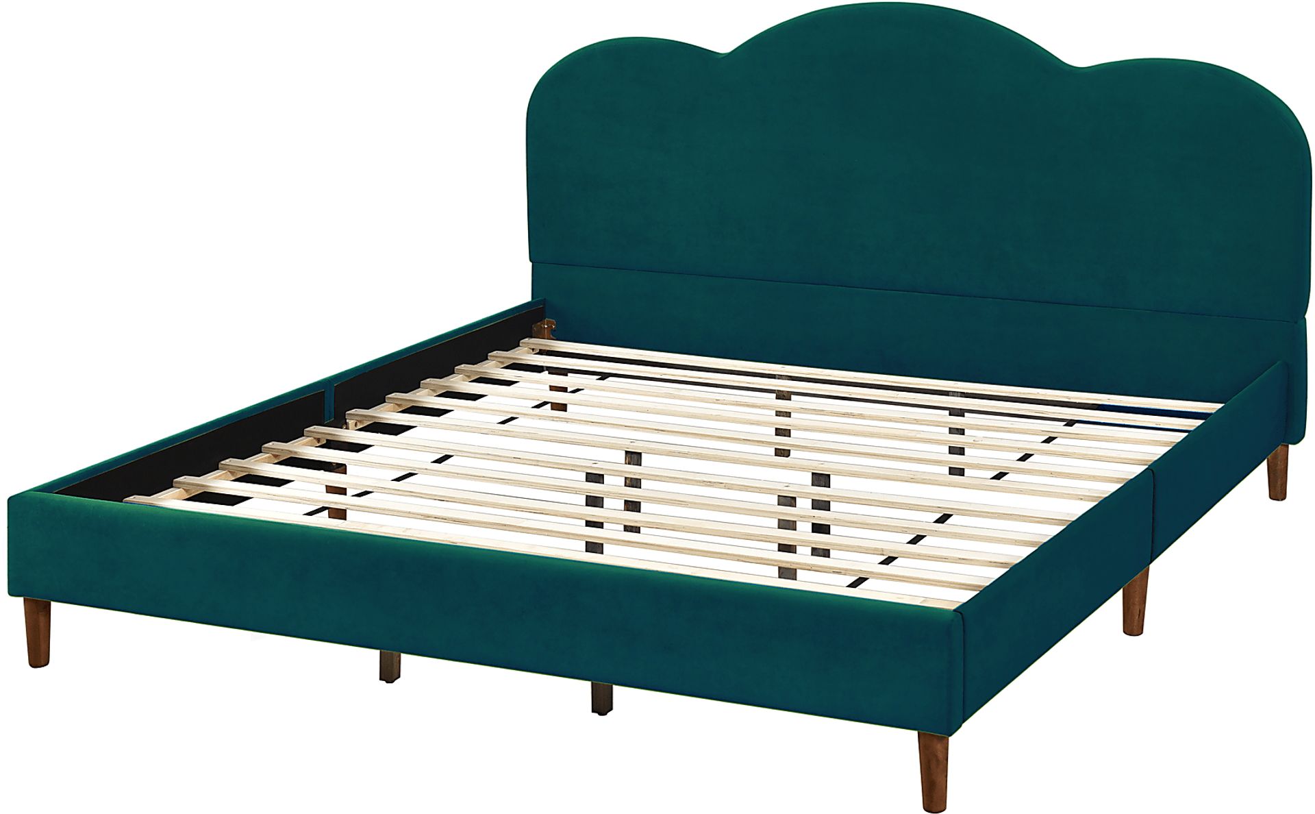 Denela Green King Platform Bed - Image 3