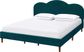 Denela Green King Platform Bed