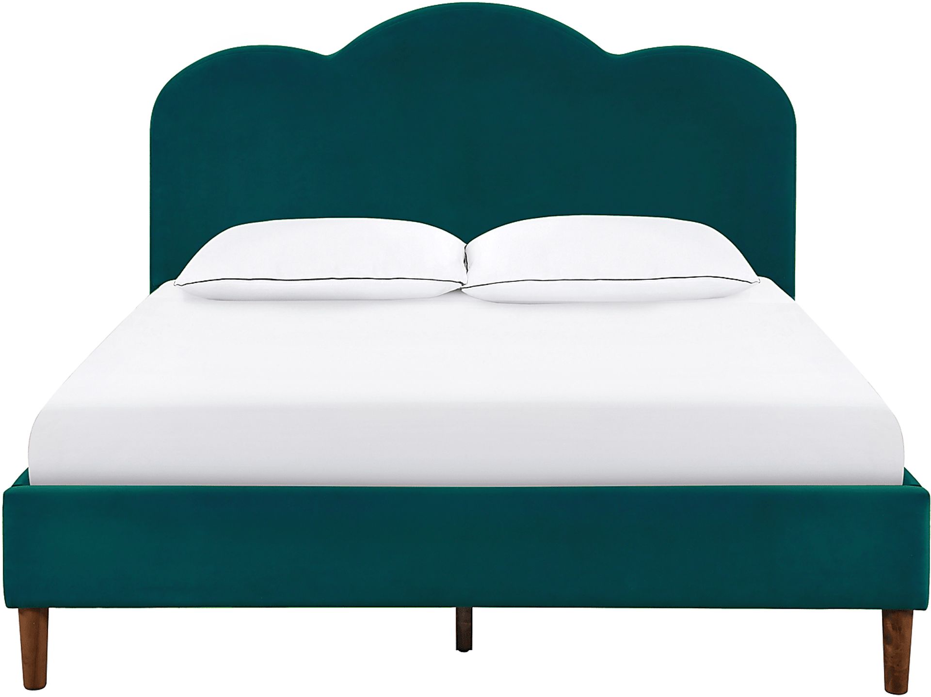 Denela Green Queen Platform Bed - Image 2
