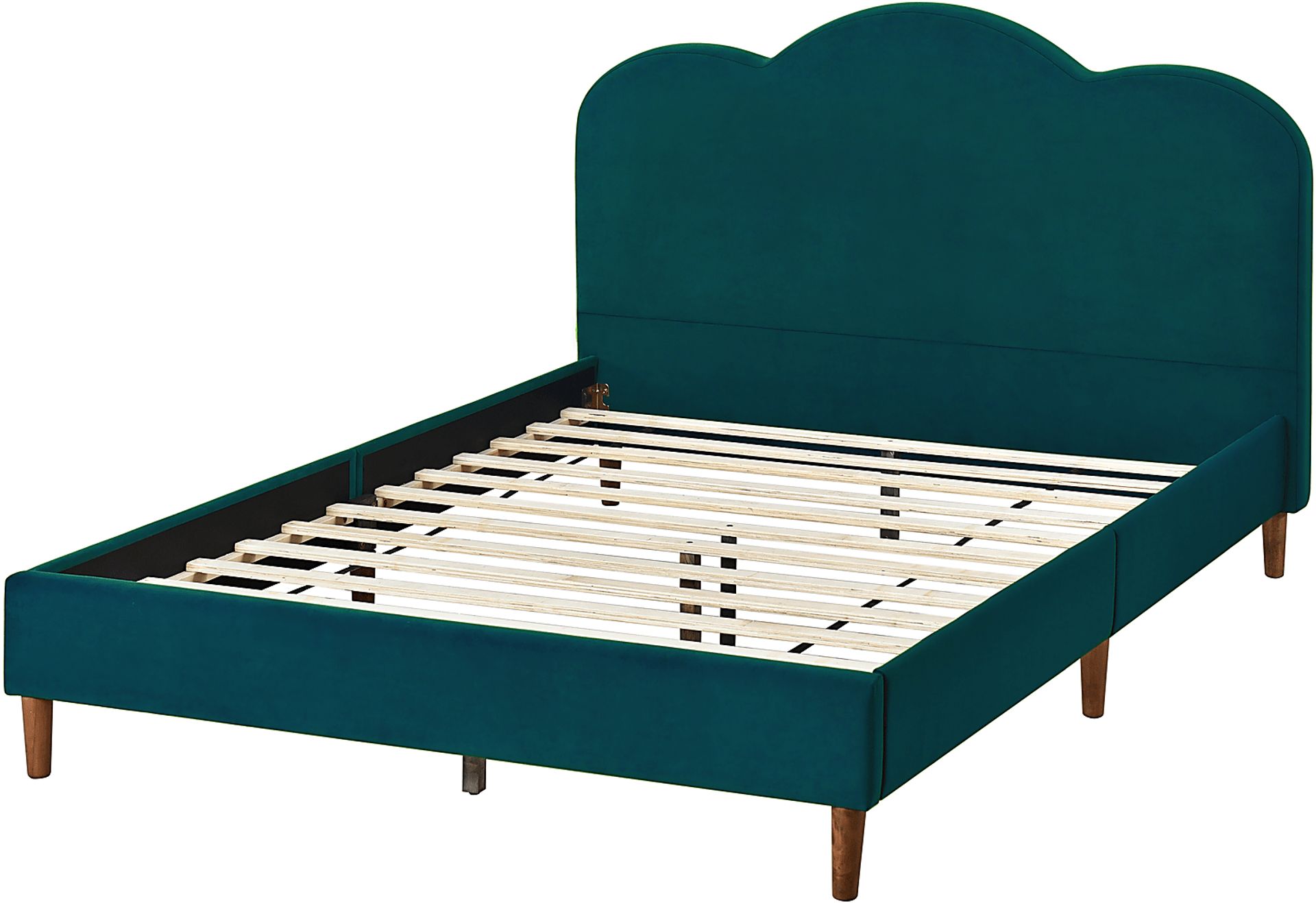 Denela Green Queen Platform Bed - Image 3
