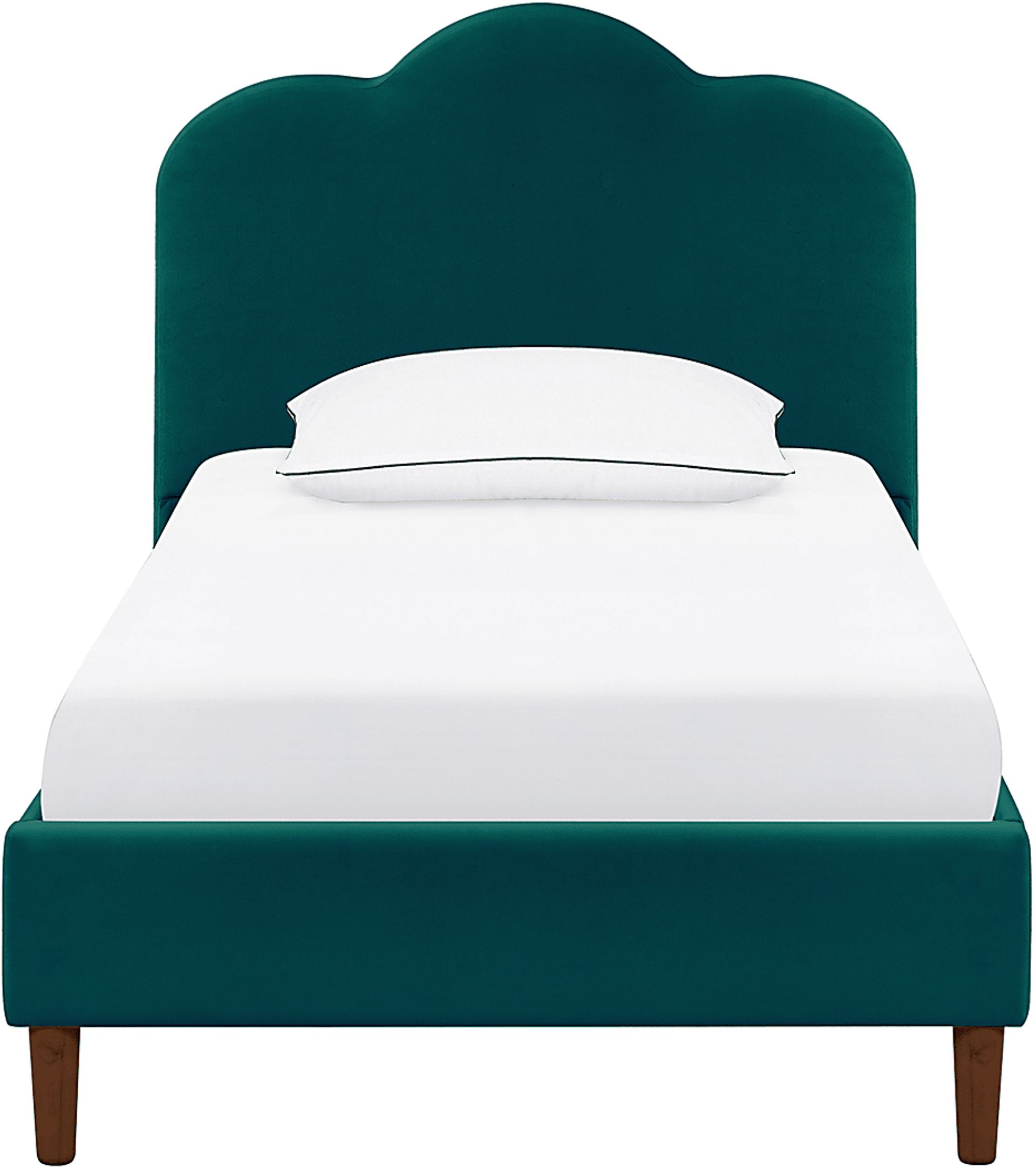 Denela Green Twin Platform Bed - Image 2