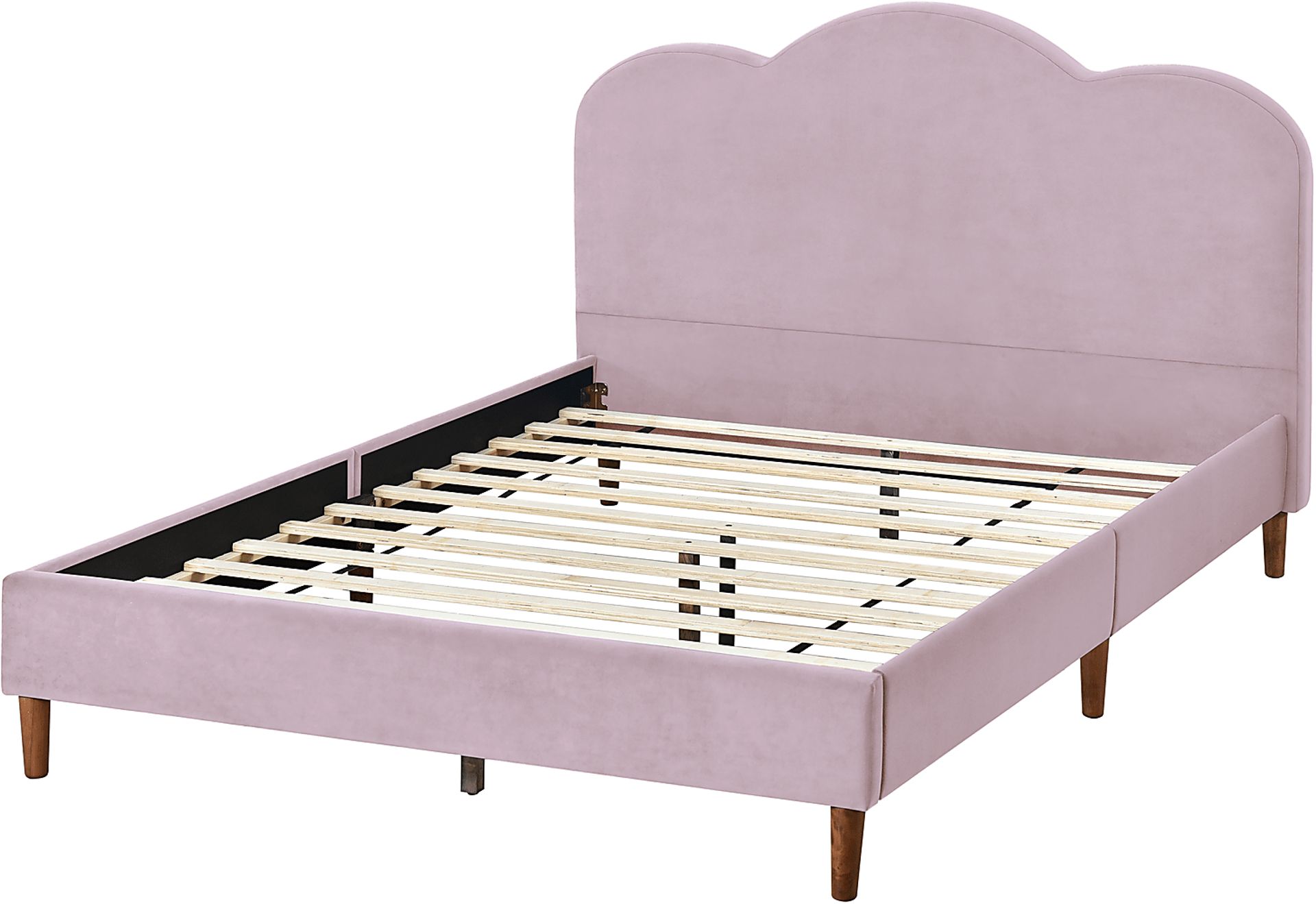 Denela Pink Full Platform Bed - Image 3