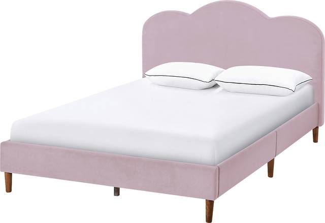 Denela Pink Queen Platform Bed - Thumbnail - Image 1