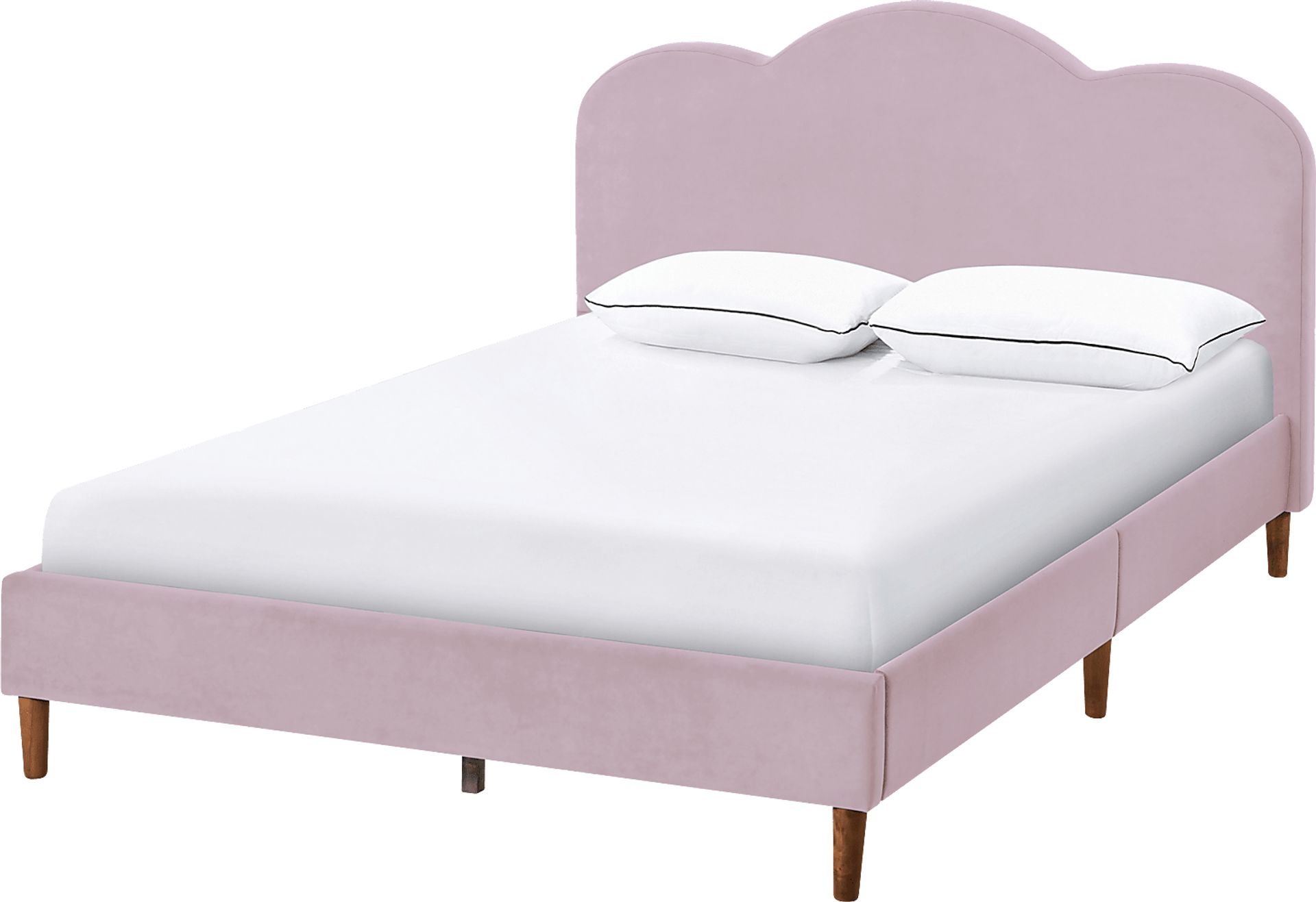 Denela Pink Queen Platform Bed - Image 1