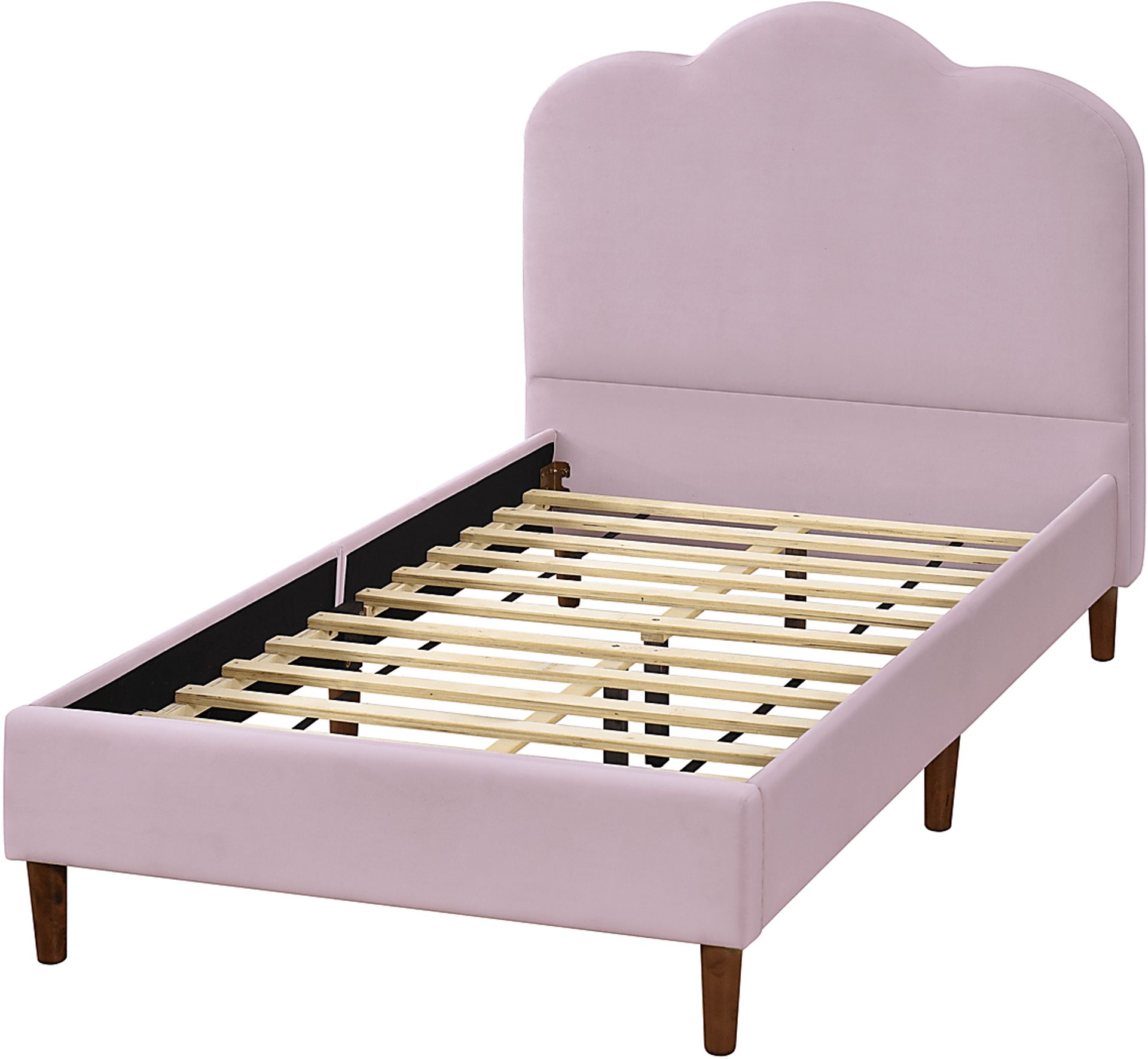 Denela Pink Twin Platform Bed - Image 3