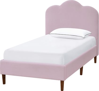 Denela Pink Twin Platform Bed