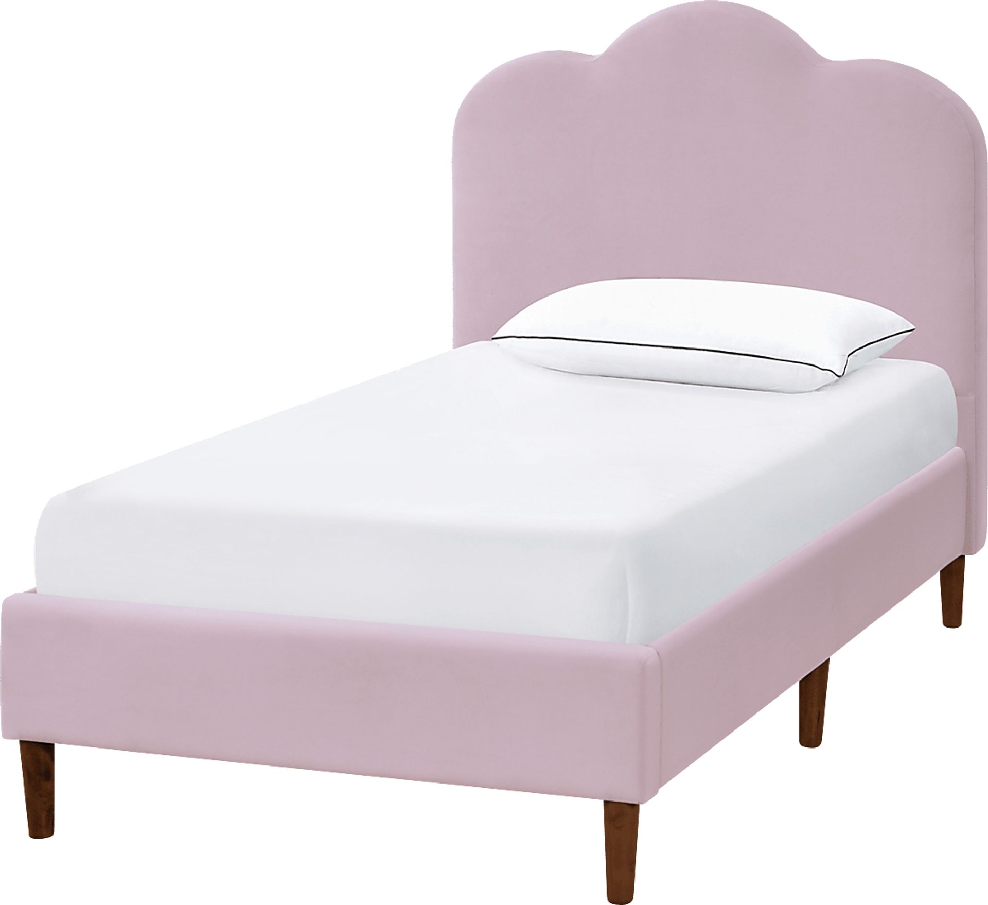 Denela Pink Twin Platform Bed - Image 1