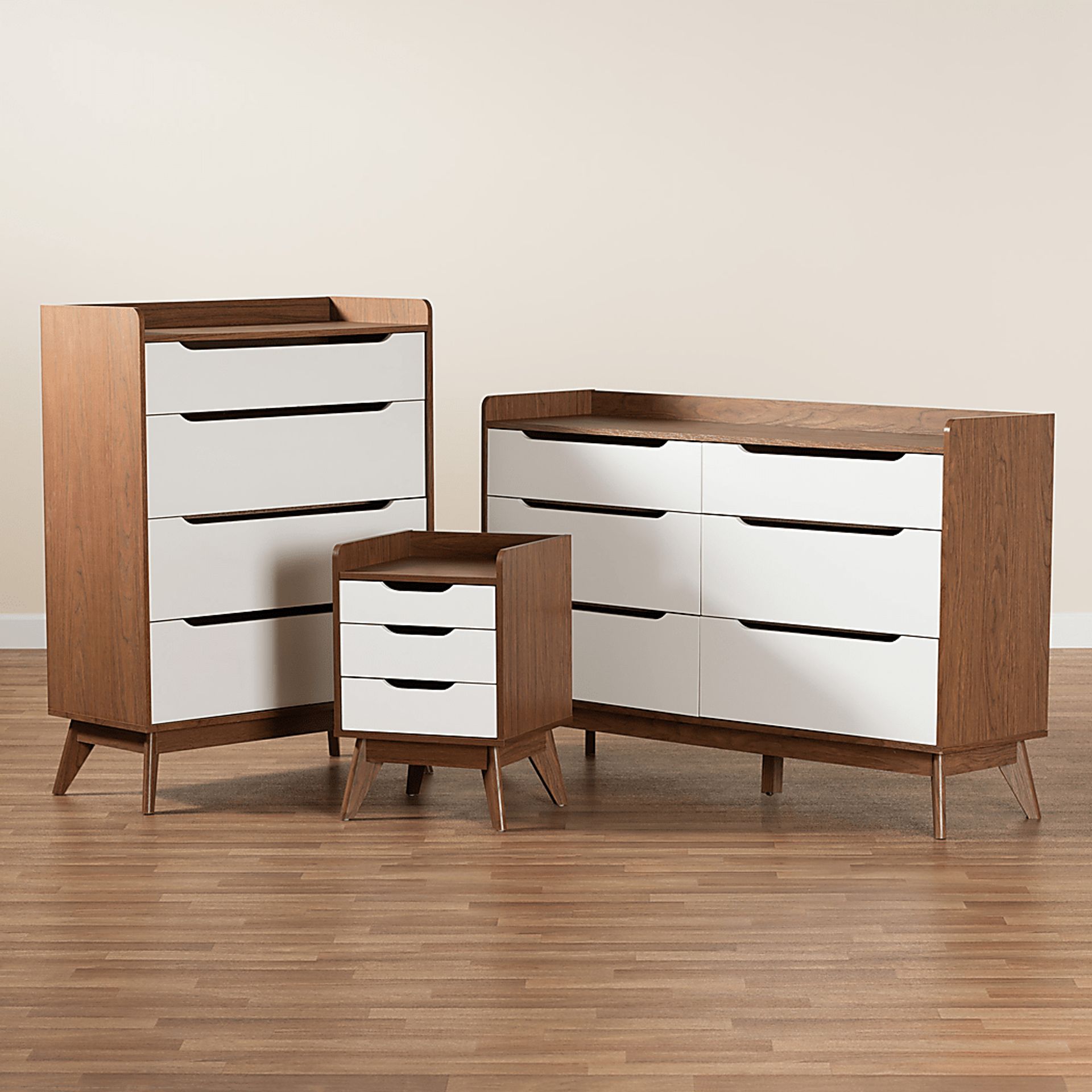 Deneys White 3pc Dresser Set - Image 2