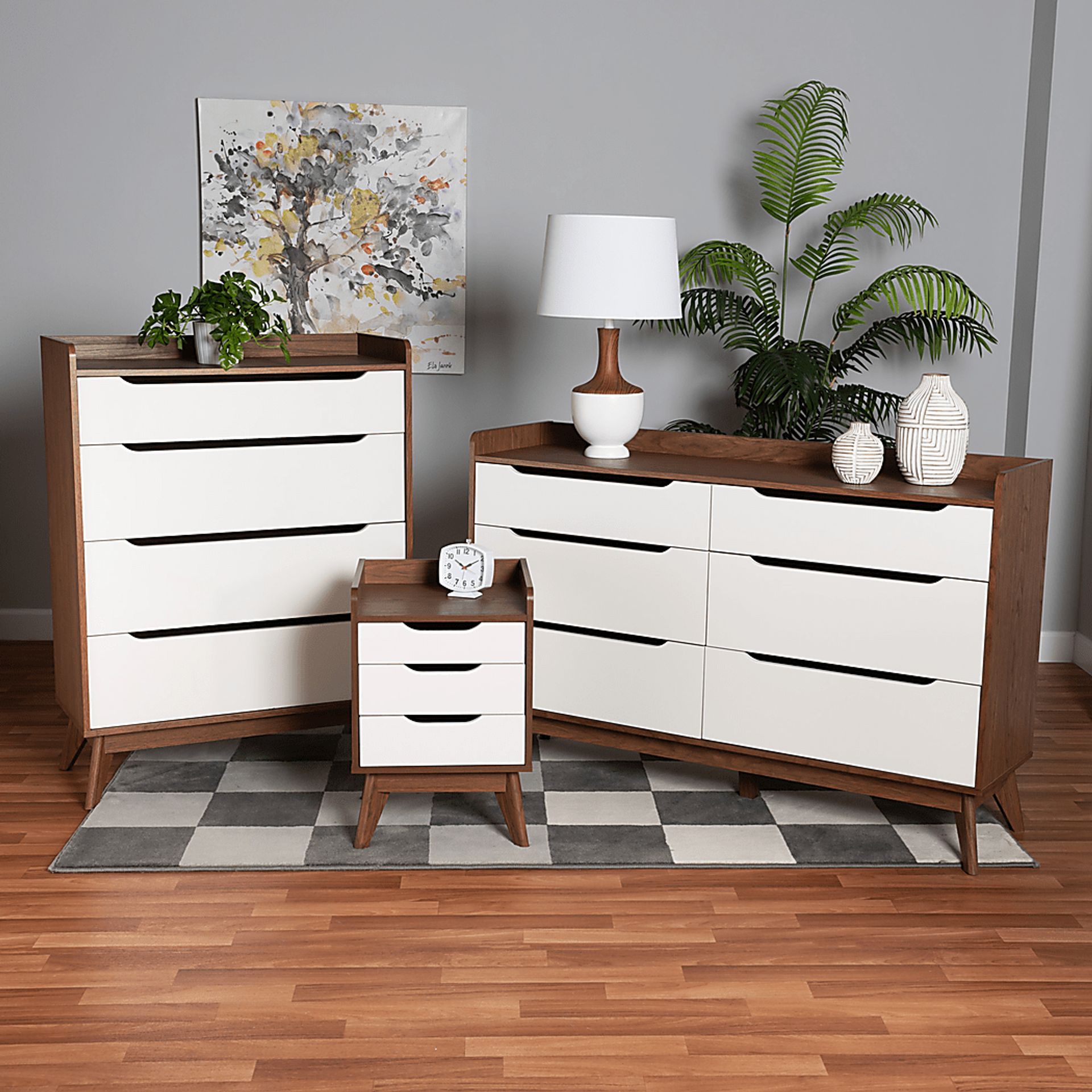Deneys White 3pc Dresser Set - Image 3
