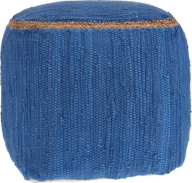 Denilian Blue Pouf - Thumbnail - Image 3