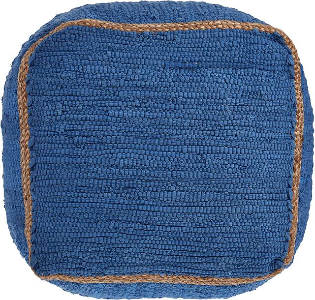 Denilian Blue Pouf - Thumbnail - Image 4