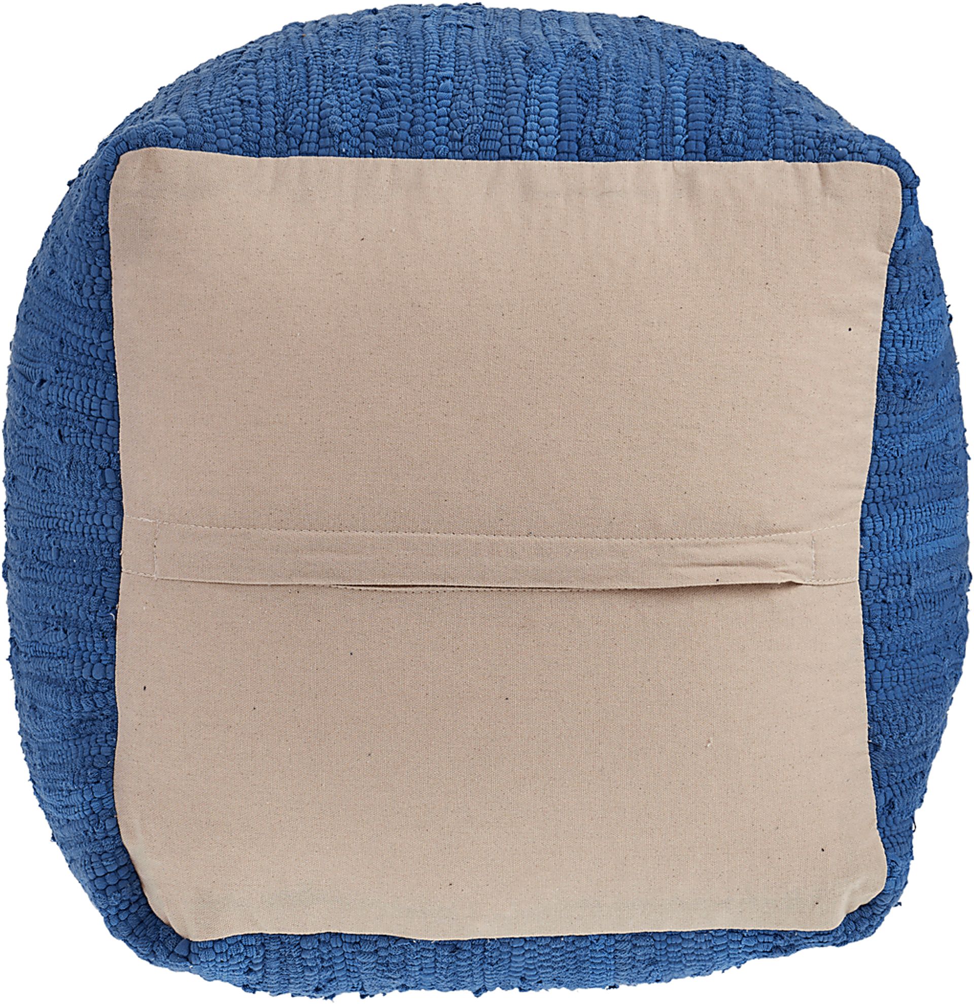 Denilian Blue Pouf - Image 5