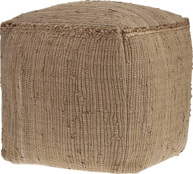 Denilian Tan Pouf - Thumbnail - Image 1