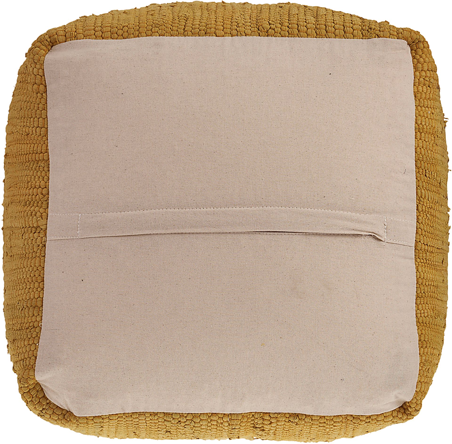 Denilian Yellow Pouf - Image 5