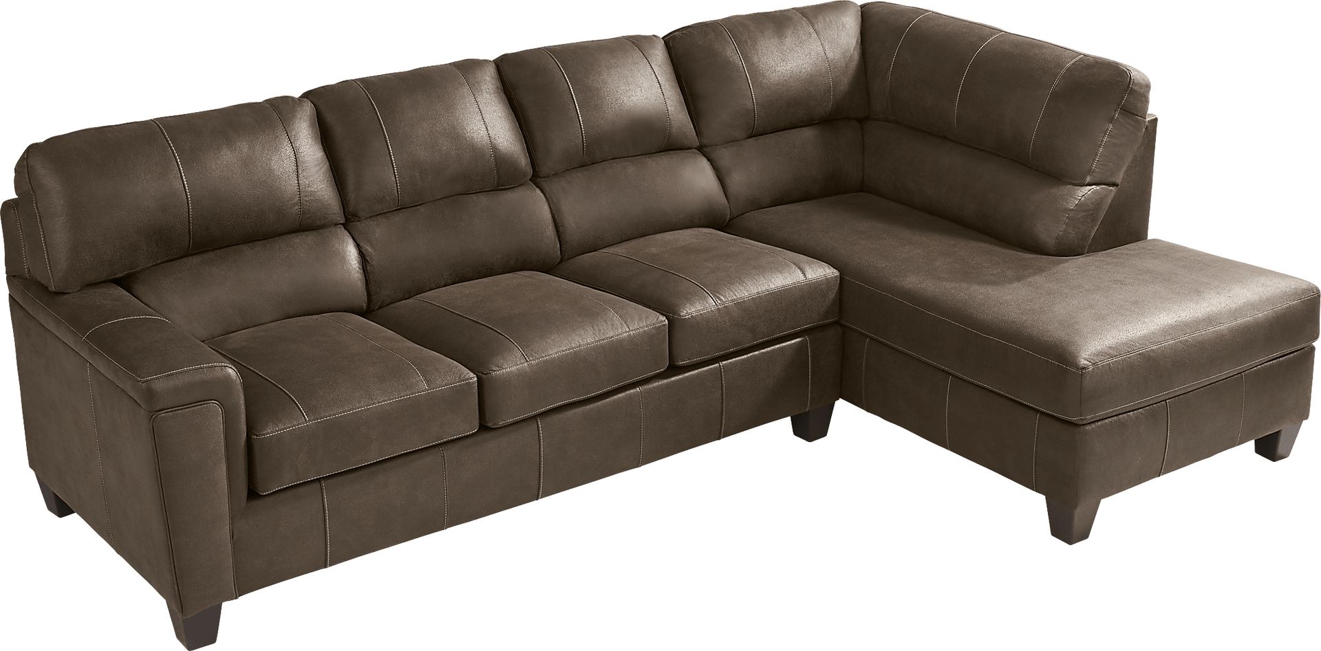 Denio Brown 2 Pc Sectional - Image 3