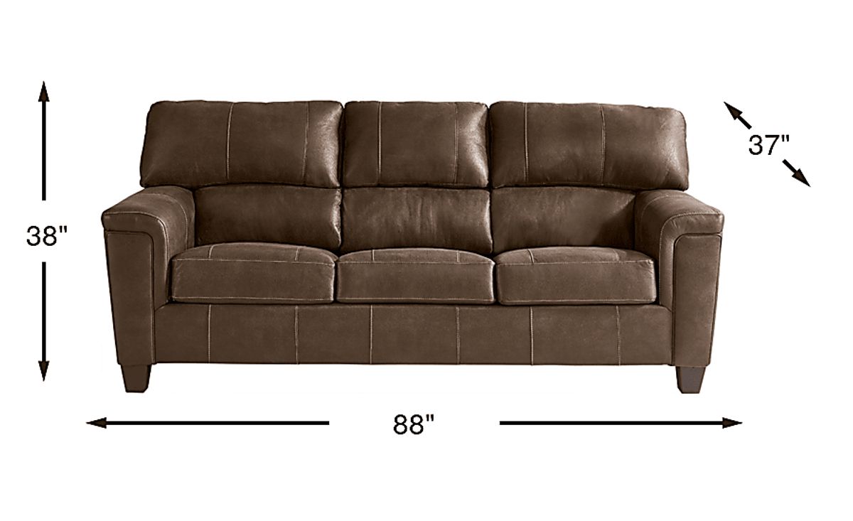 Denio Brown Microfiber Sleeper Sofa | Rooms to Go