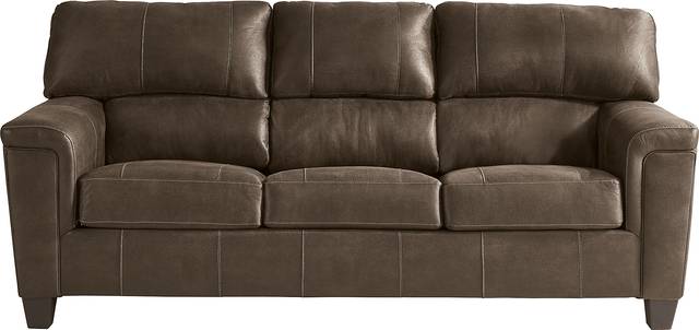 Denio Brown Sofa - Thumbnail - Image 1