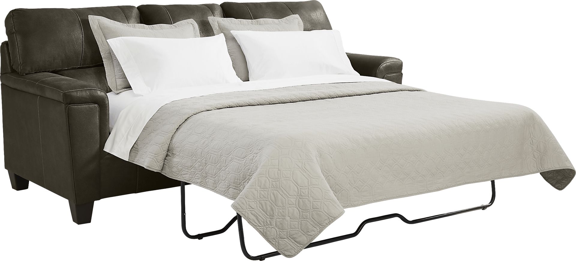 Denio Charcoal Queen Sleeper - Image 2