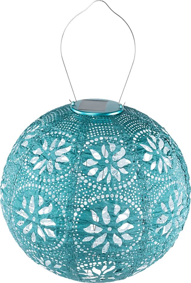 Denis Grove Outdoor Emerald Solar Lantern - Thumbnail - Image 4