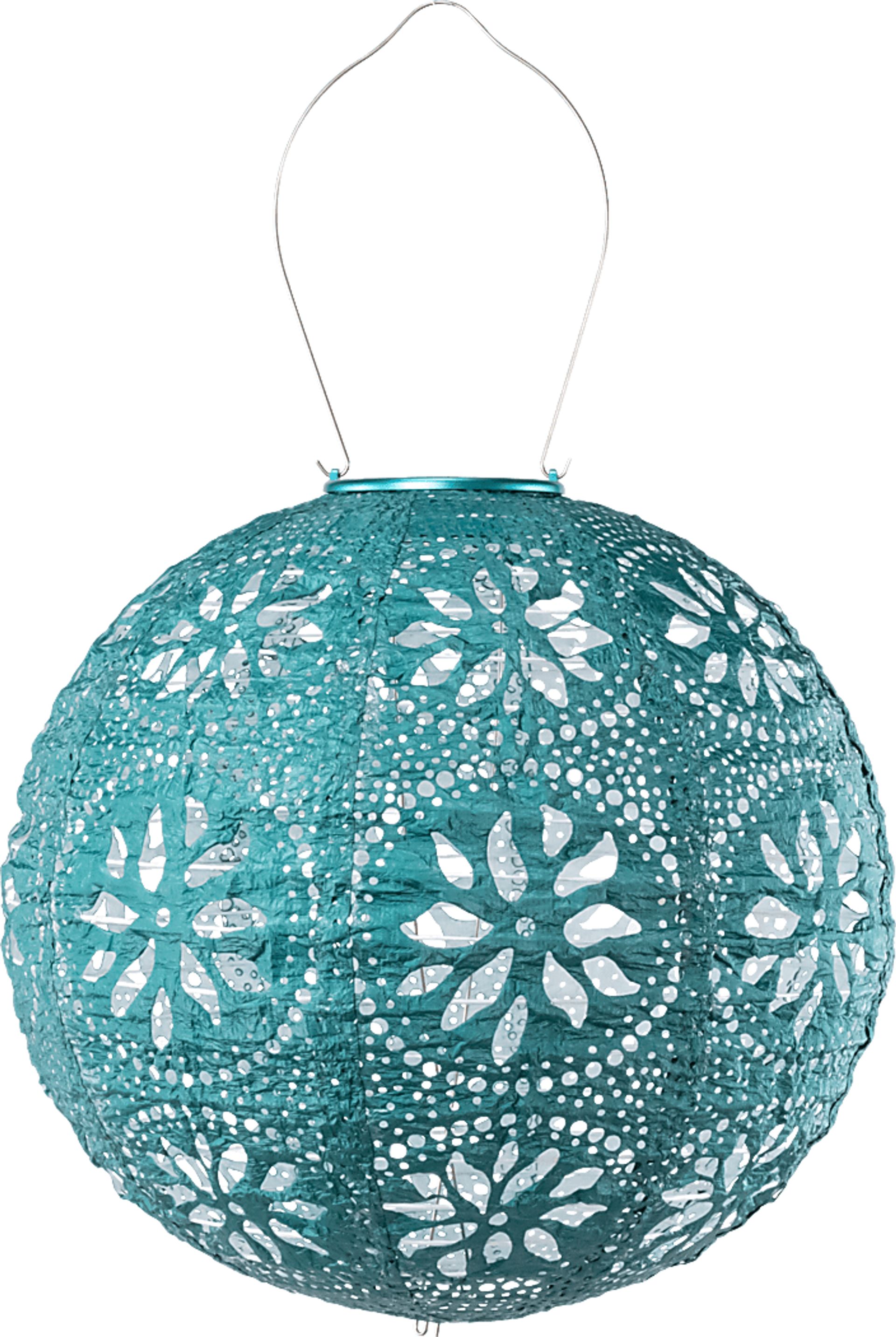 Denis Grove Outdoor Emerald Solar Lantern - Image 1