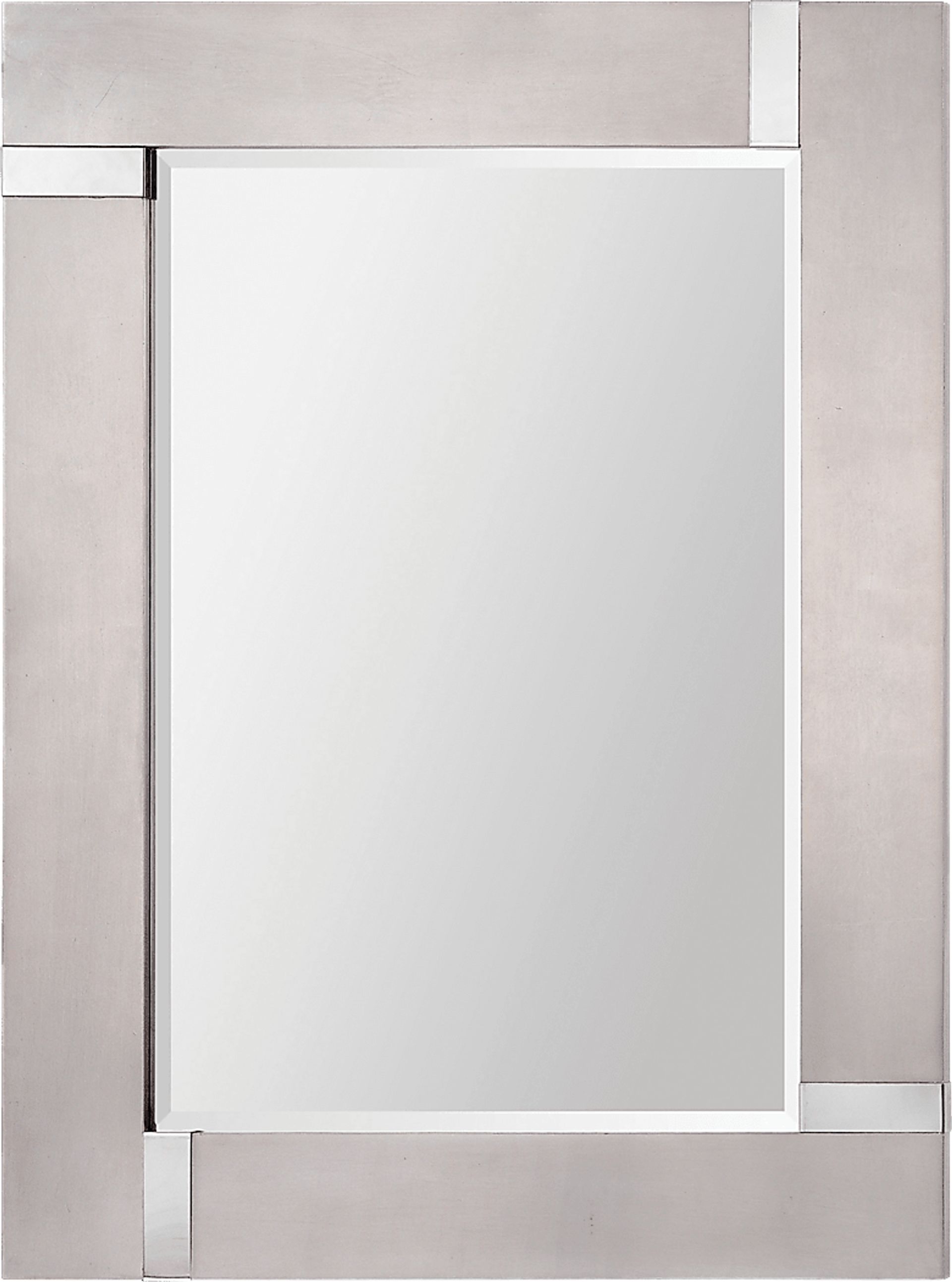 Denisa Silver Mirror - Image 1