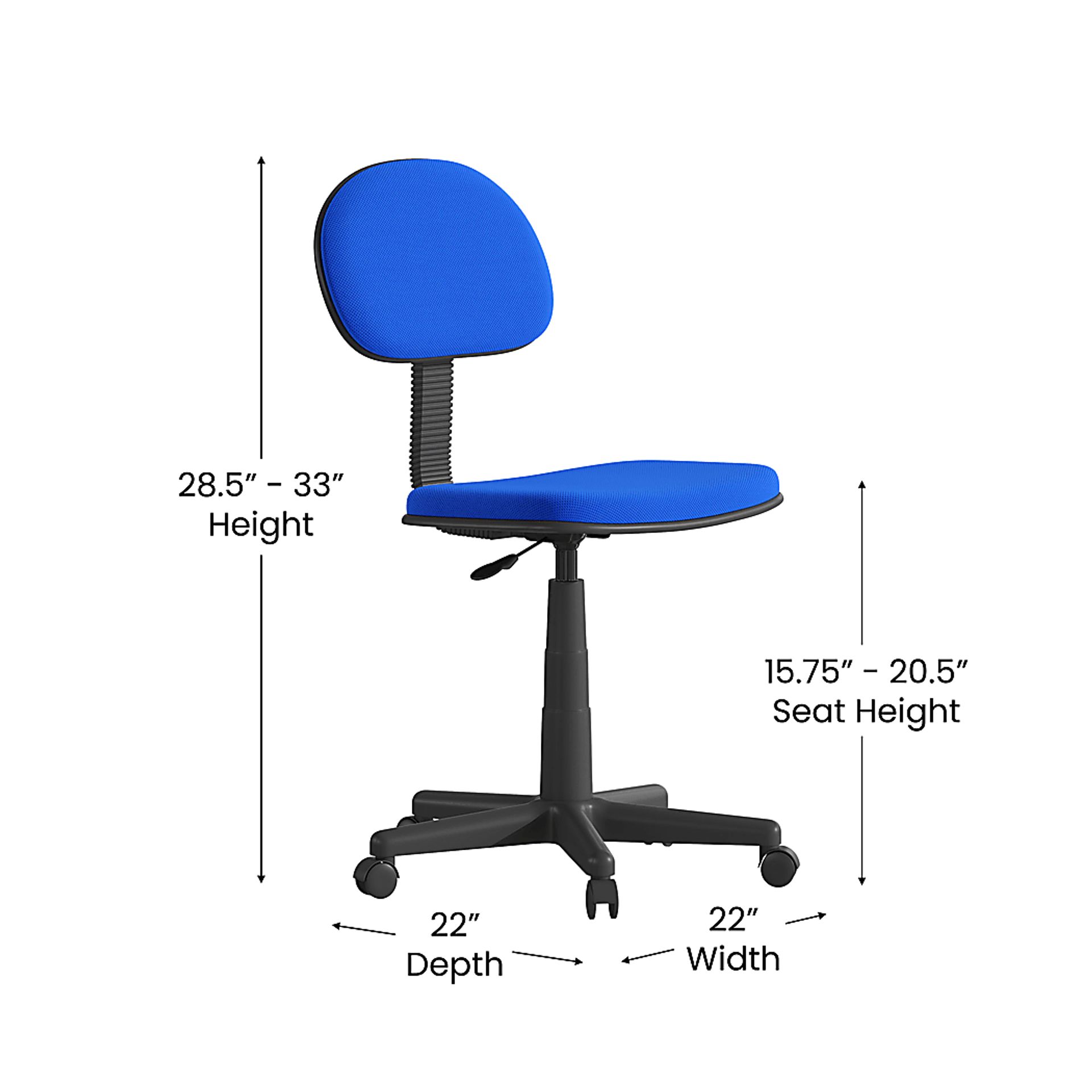 Dennern Blue Office Chair - Image 7