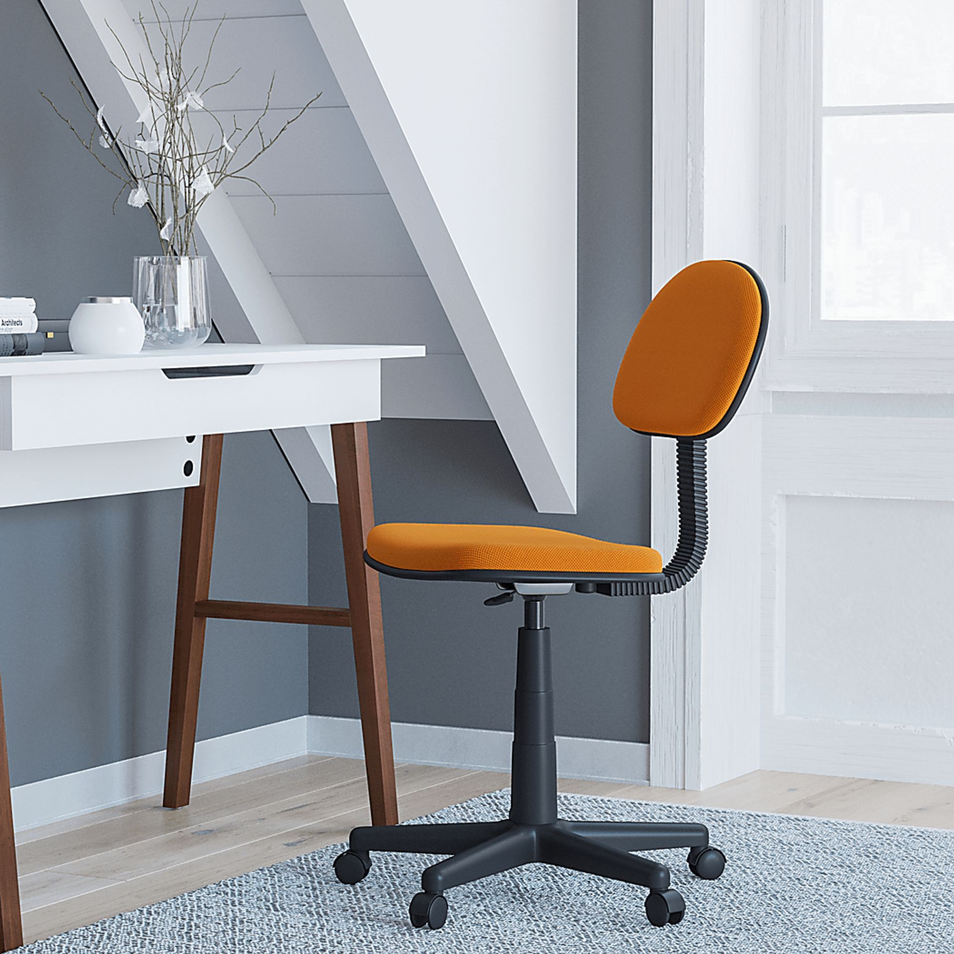 Dennern Orange Office Chair - Image 5