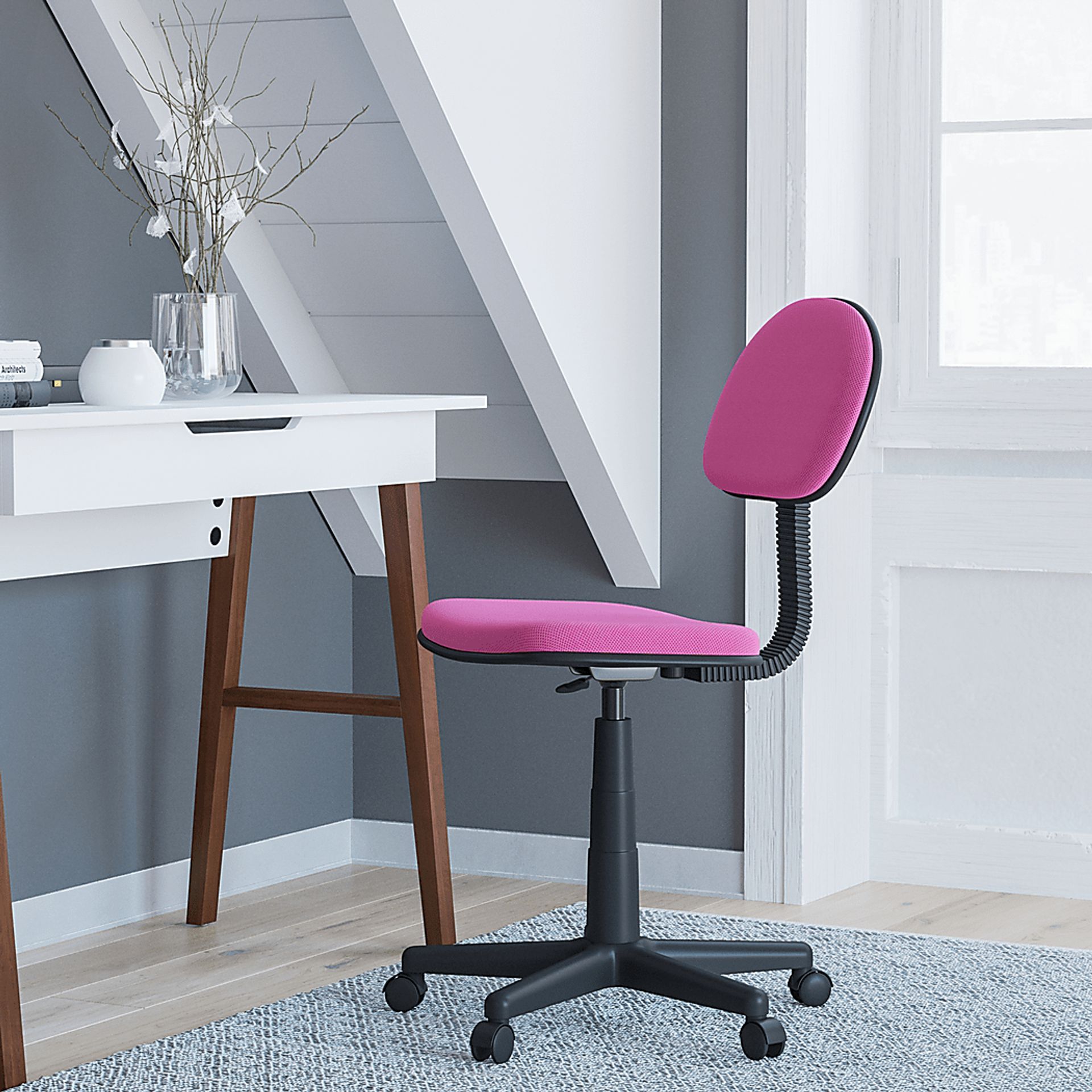 Dennern Pink Office Chair - Image 5