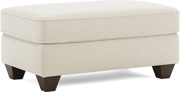 Dennin Heights Beige Ottoman