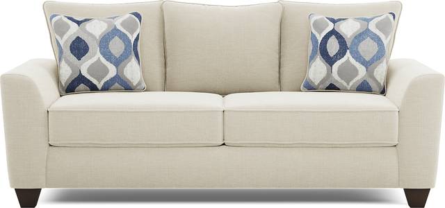Dennin Heights Beige 8 Pc Living Room with Sleeper Sofa - Thumbnail - Image 2
