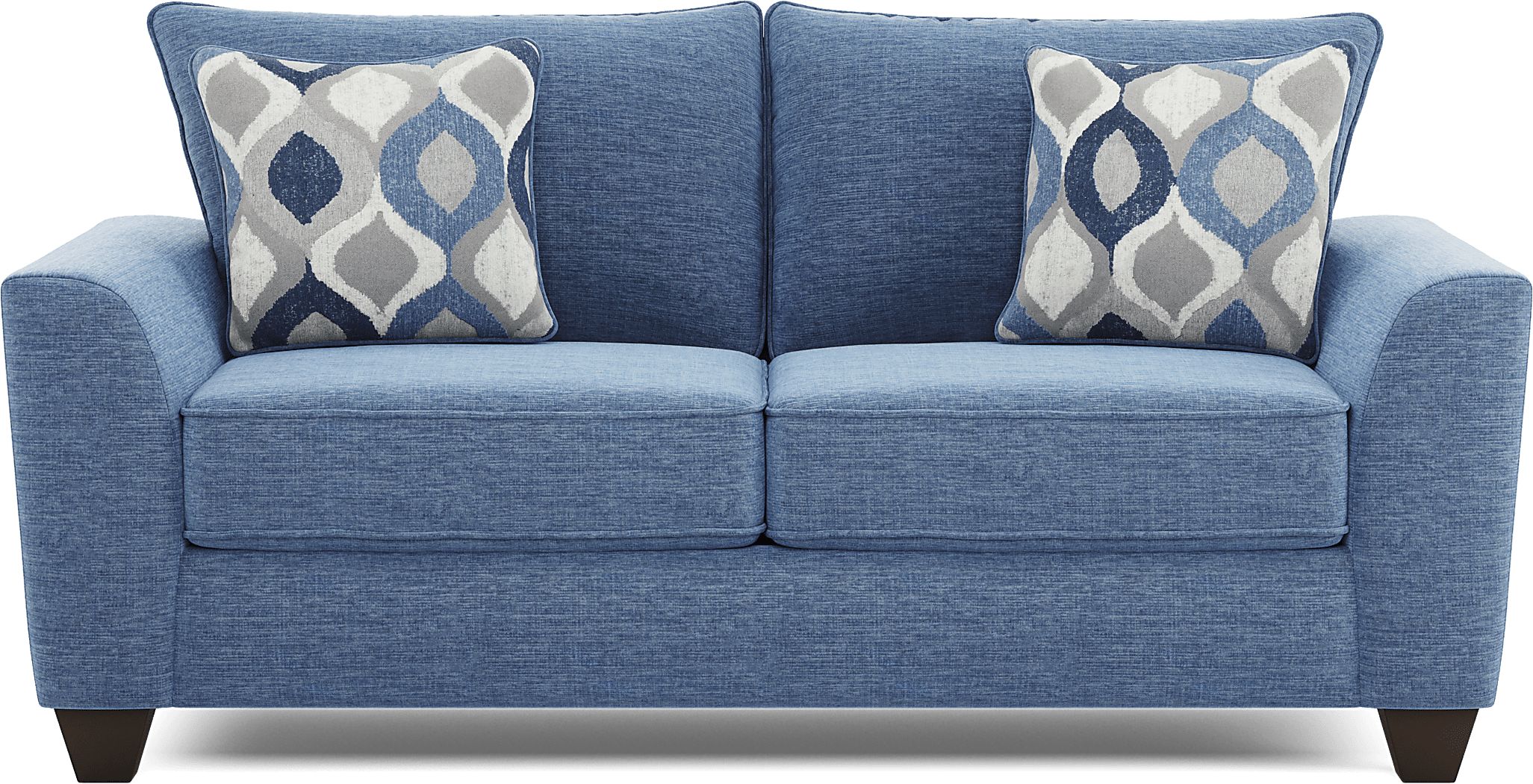 Dennin Heights Blue Loveseat