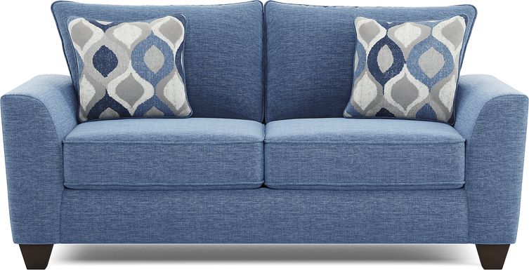 Dennin Heights Blue Loveseat
