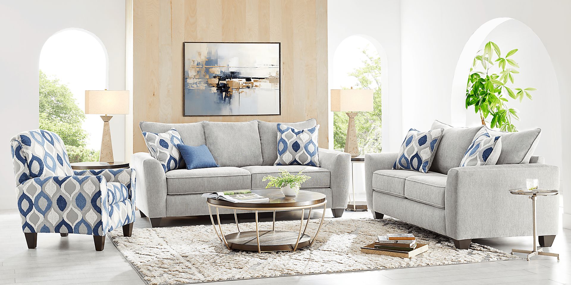 Dennin Heights Gray Sofa - Image 2