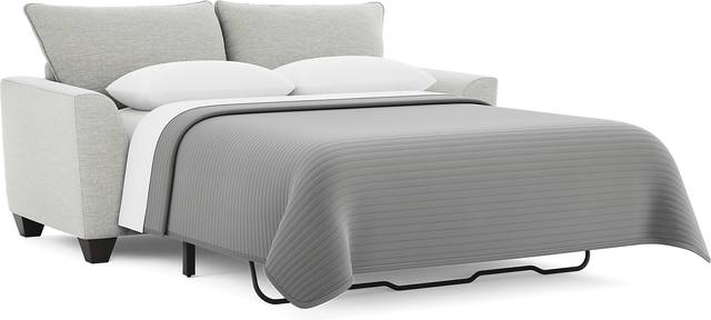 Dennin Heights Gray Gel Foam Sleeper Loveseat - Thumbnail - Image 2