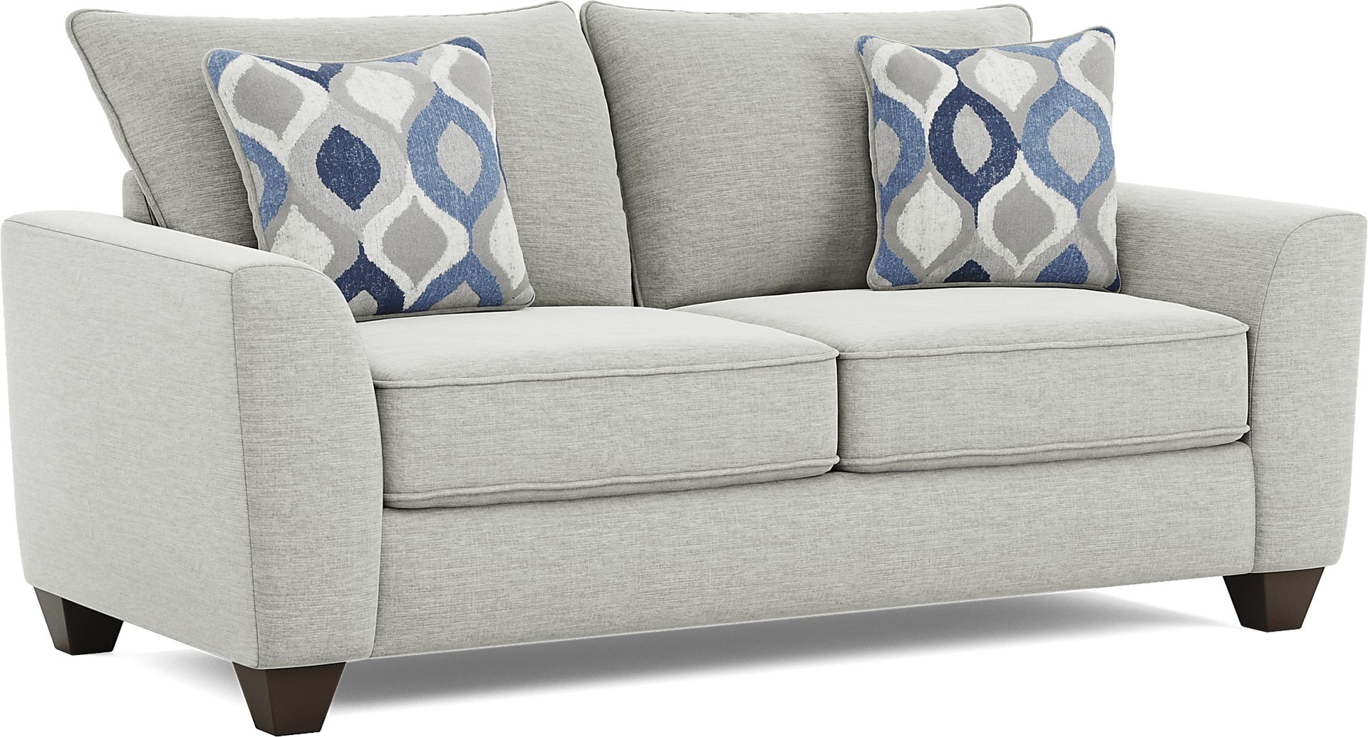 Dennin Heights Gray Gel Foam Sleeper Loveseat - Image 3