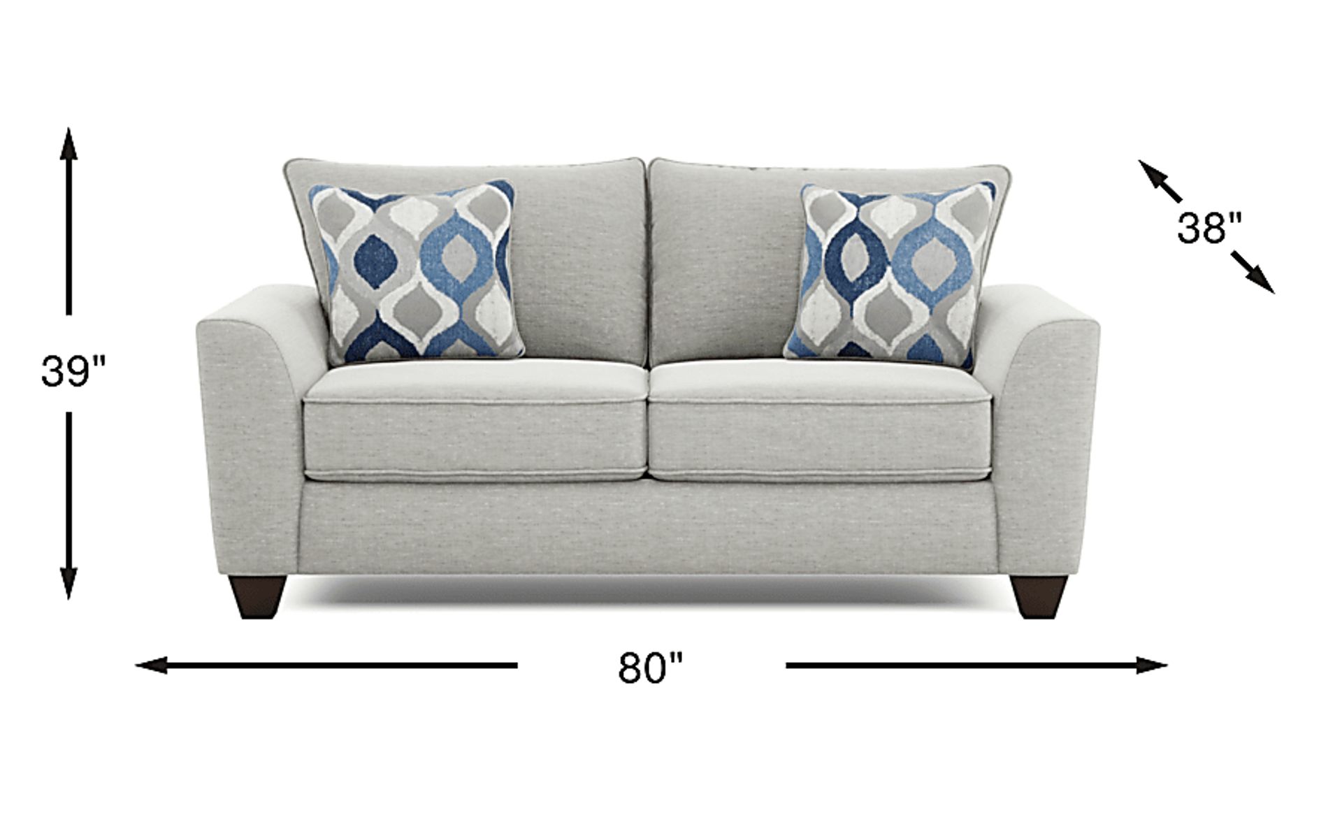 Dimension Image. Please refer to the Dimension Tab on this page for dimension details.