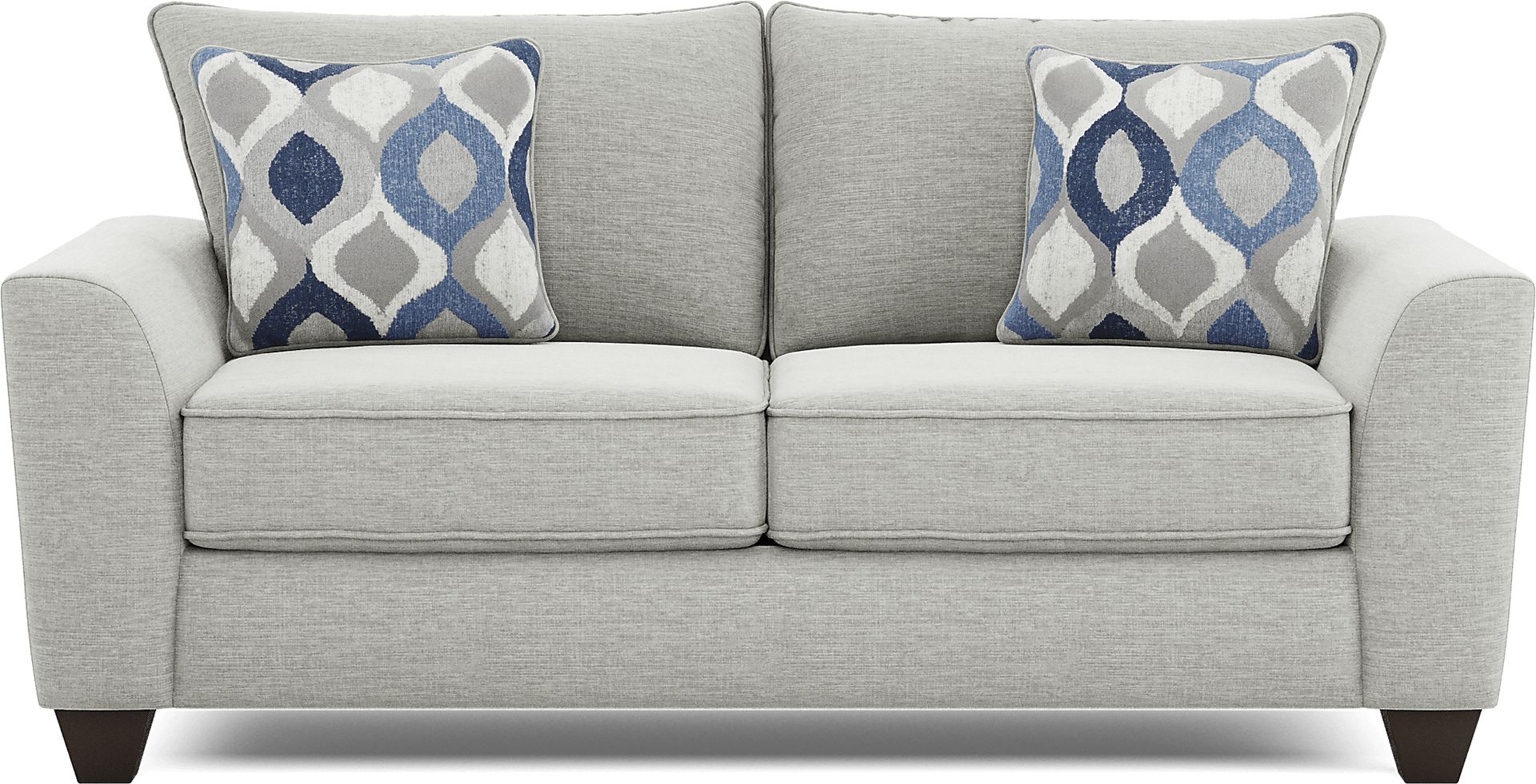 Dennin Heights Gray Gel Foam Sleeper Loveseat - Image 1