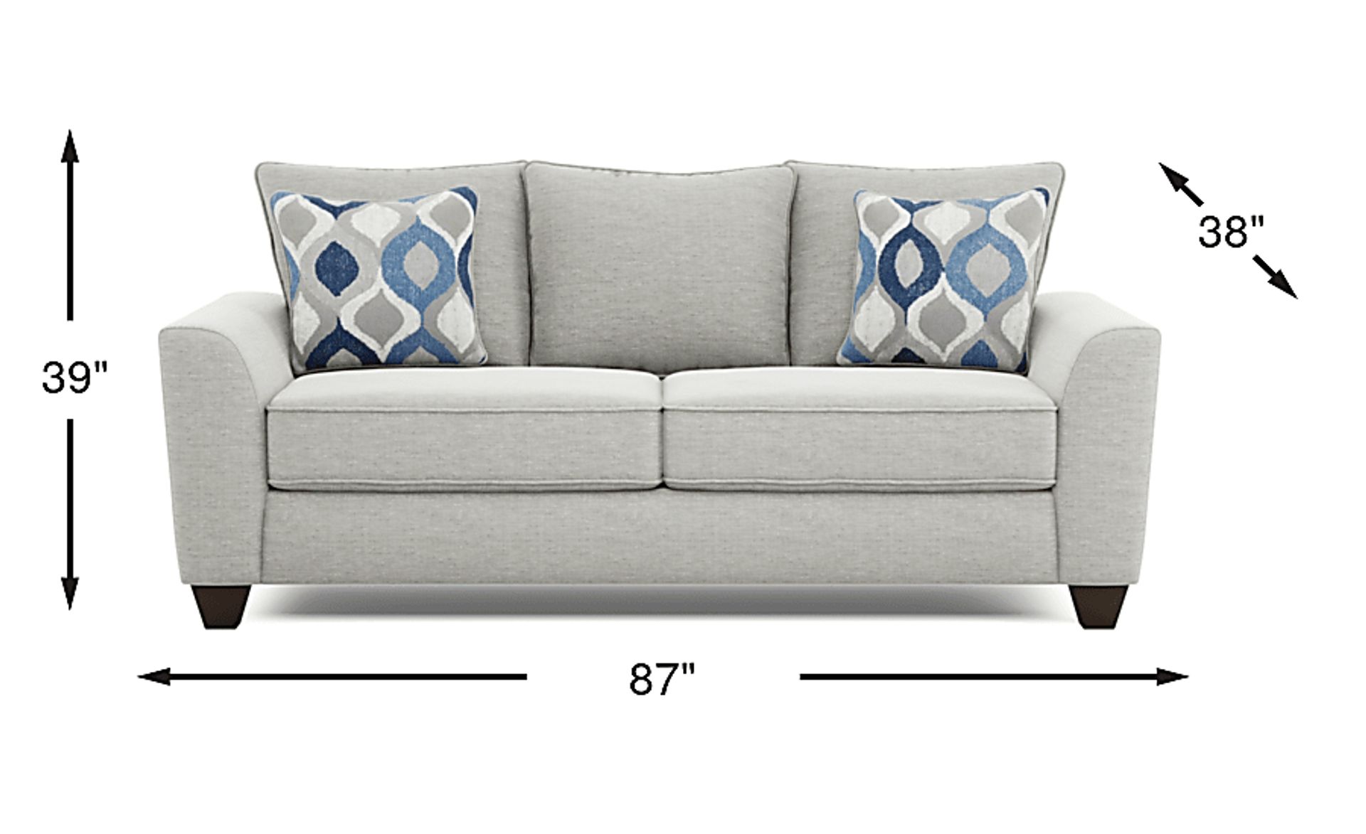 Dimension Image. Please refer to the Dimension Tab on this page for dimension details.