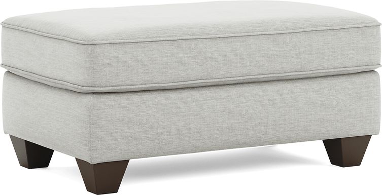 Dennin Heights Gray Ottoman