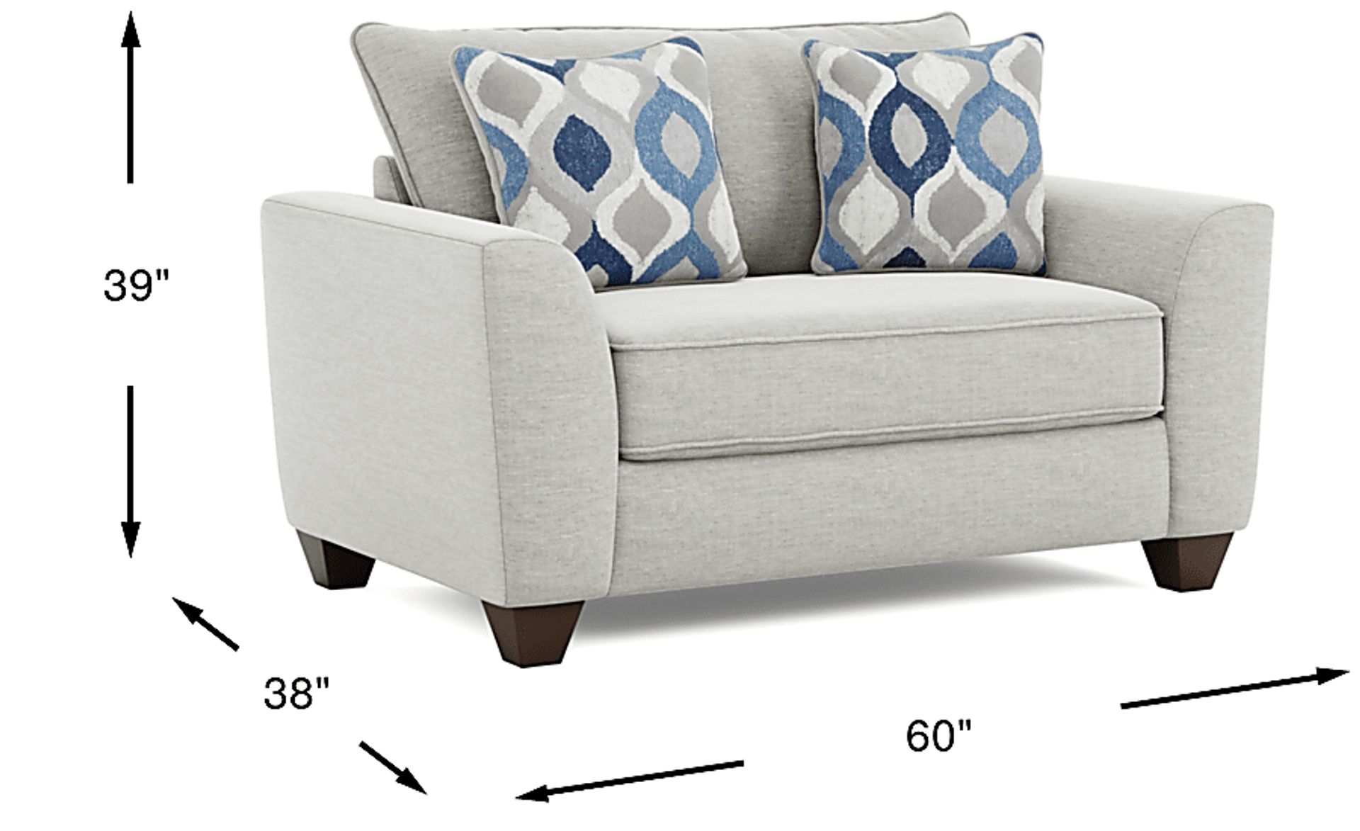 Dimension Image. Please refer to the Dimension Tab on this page for dimension details.