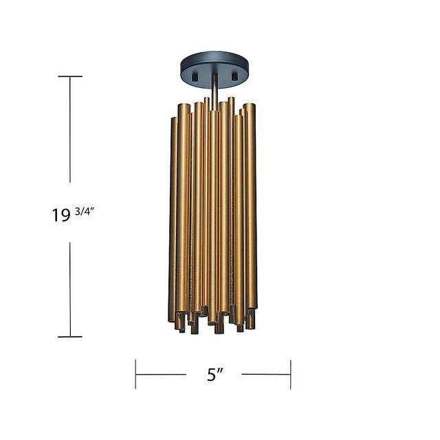 Dennis Avenue  Brass Chandelier - Thumbnail - Image 7